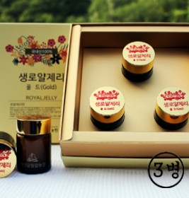 [국내산] 생로얄제리(골드) 50g x 3병(선물용 박스포장)