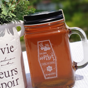 야생화 핸들 컵꿀 550g (숙성한꿀)