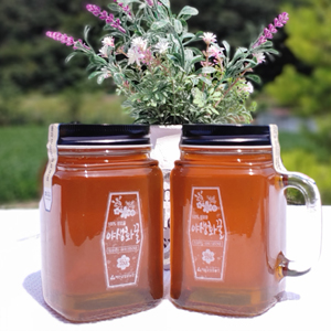 야생화 핸들 컵꿀 550g (숙성한꿀)