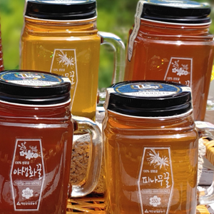 야생화 핸들 컵꿀 550g (숙성한꿀)