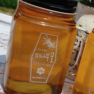 피나무 핸들 컵꿀 550g  (100%숙성생꿀)