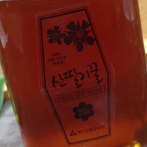 산딸기 핸들컵꿀 550g (100%숙성생꿀)