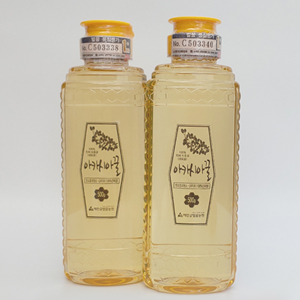 아카시아 튜브꿀500gx2병 (100%숙성생꿀) 25년 햇꿀