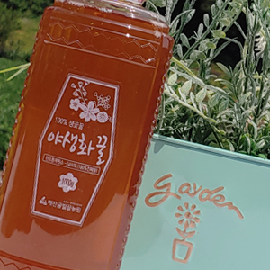 야생화 튜브꿀1000g (100%숙성생꿀)